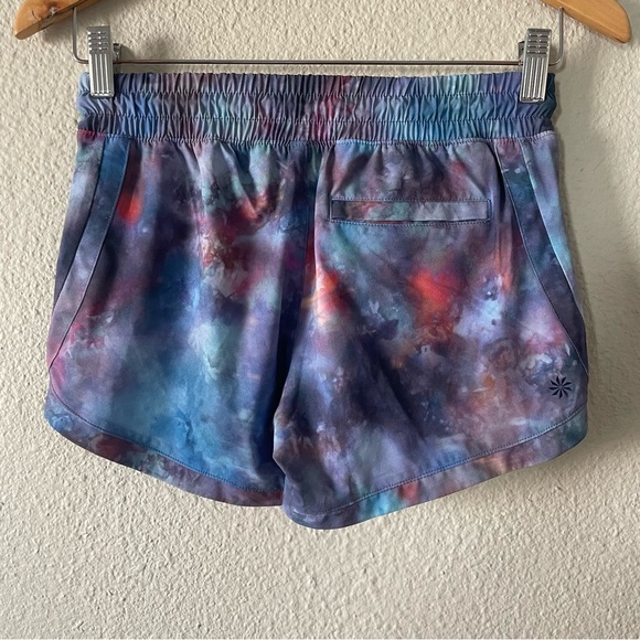 Athleta Girl All Play Shorts Girls L (12) Tie Dye Elastic Waistband Drawstring - Picture 7 of 13